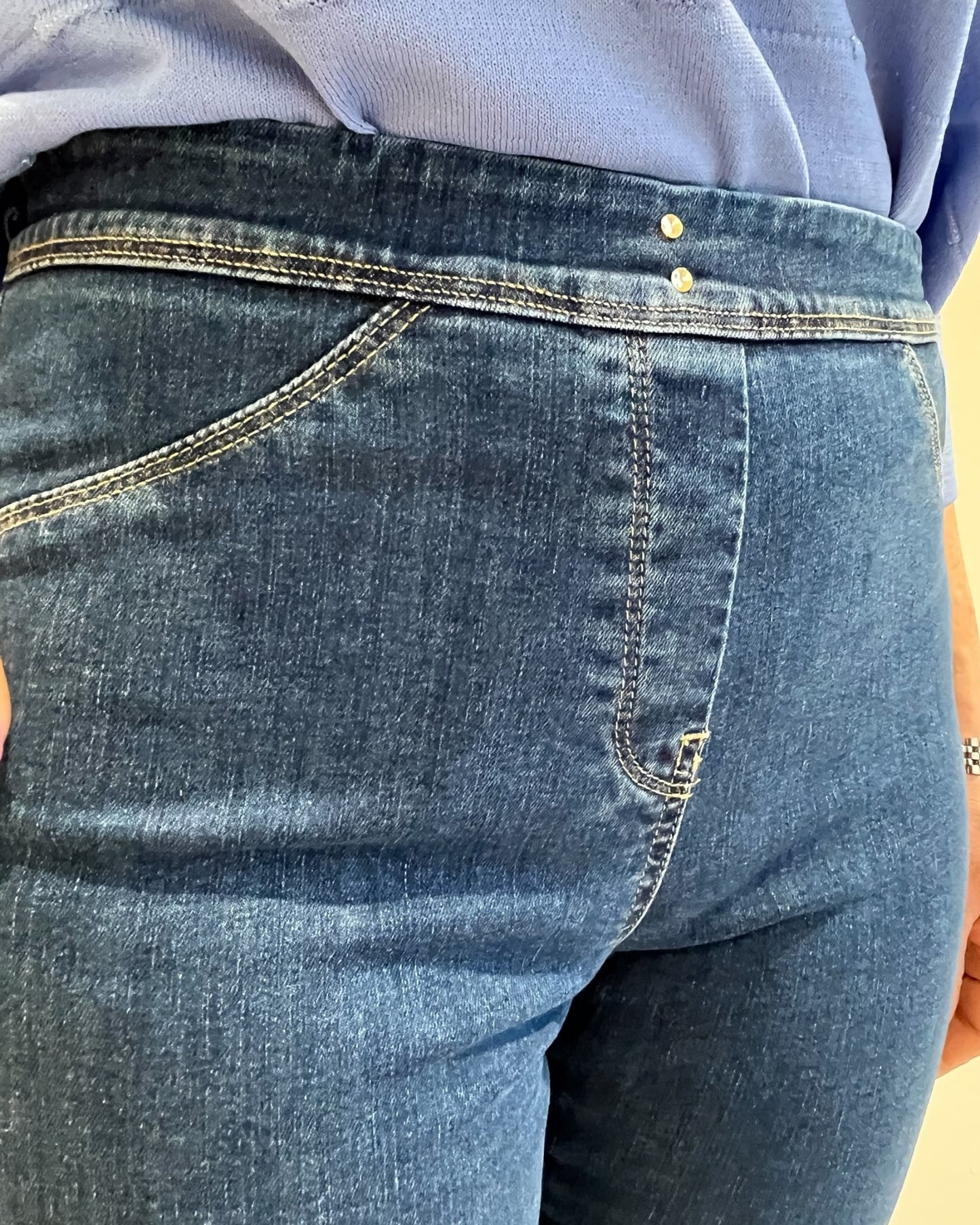 Jeans con elastico in vita art. LIVIA IBER