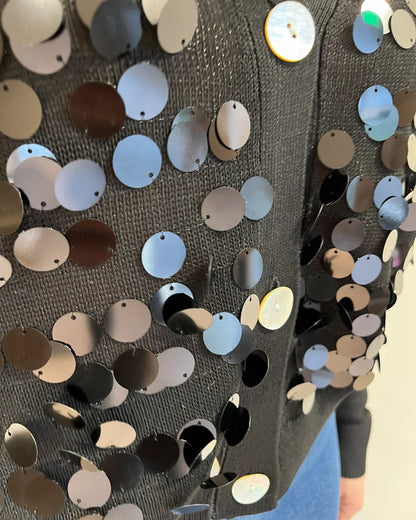 Cardigan con paillettes art. DS6256 SHEIS