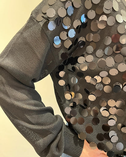 Cardigan con paillettes art. DS6256 SHEIS