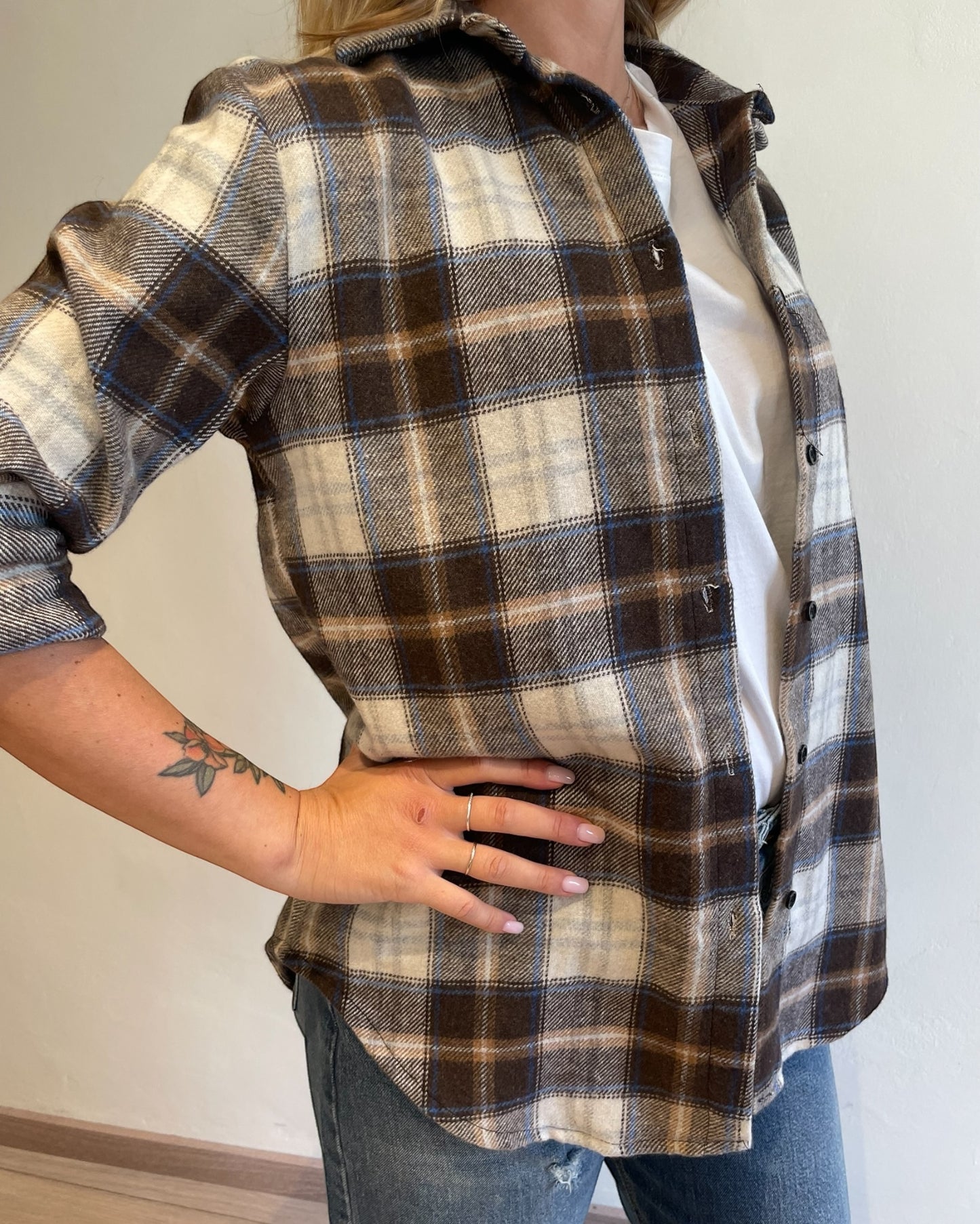 Camicia quadri flanella CHEAP&CHIC