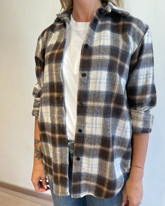 Camicia quadri flanella CHEAP&CHIC
