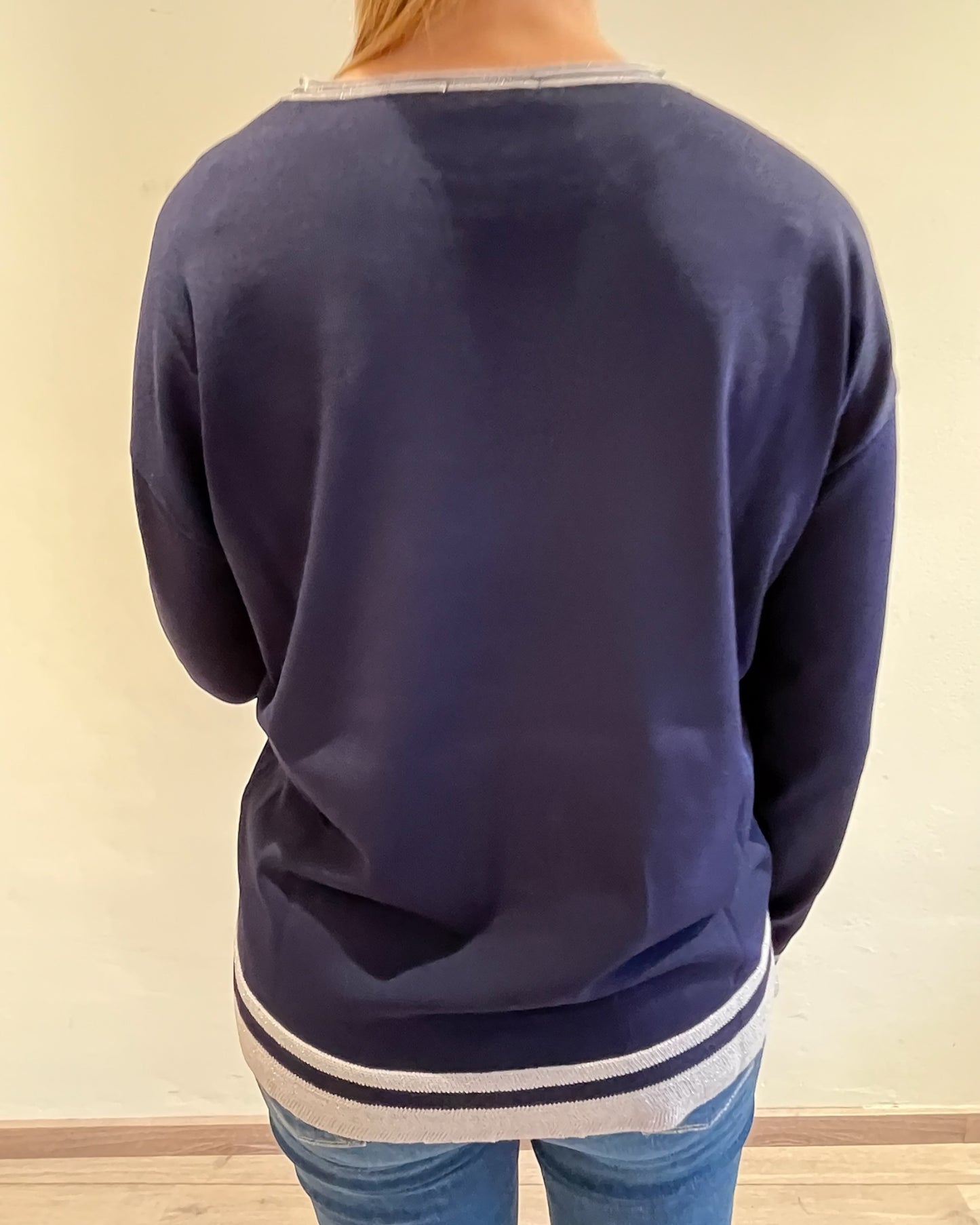 Maglia con girocollo in lurex art. DS6441 SHEIS