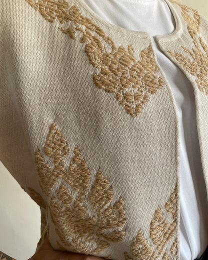Gilet lungo arabesque art. W5HMG75A400 TENSIONE IN