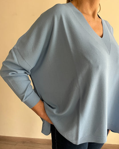 Maglia scatoletta scollo V art. 101508 CHEAP&CHIC