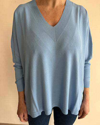 Maglia scatoletta scollo V art. 101508 CHEAP&CHIC