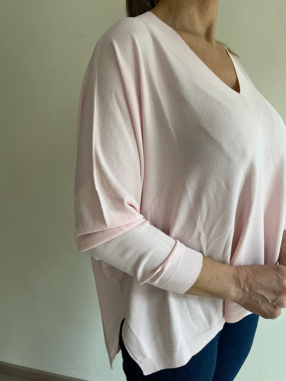 Maglia scatoletta scollo V art. 101508 CHEAP&CHIC
