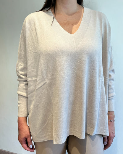 Maglia over scollo V art. 52019 CHEAP&CHIC