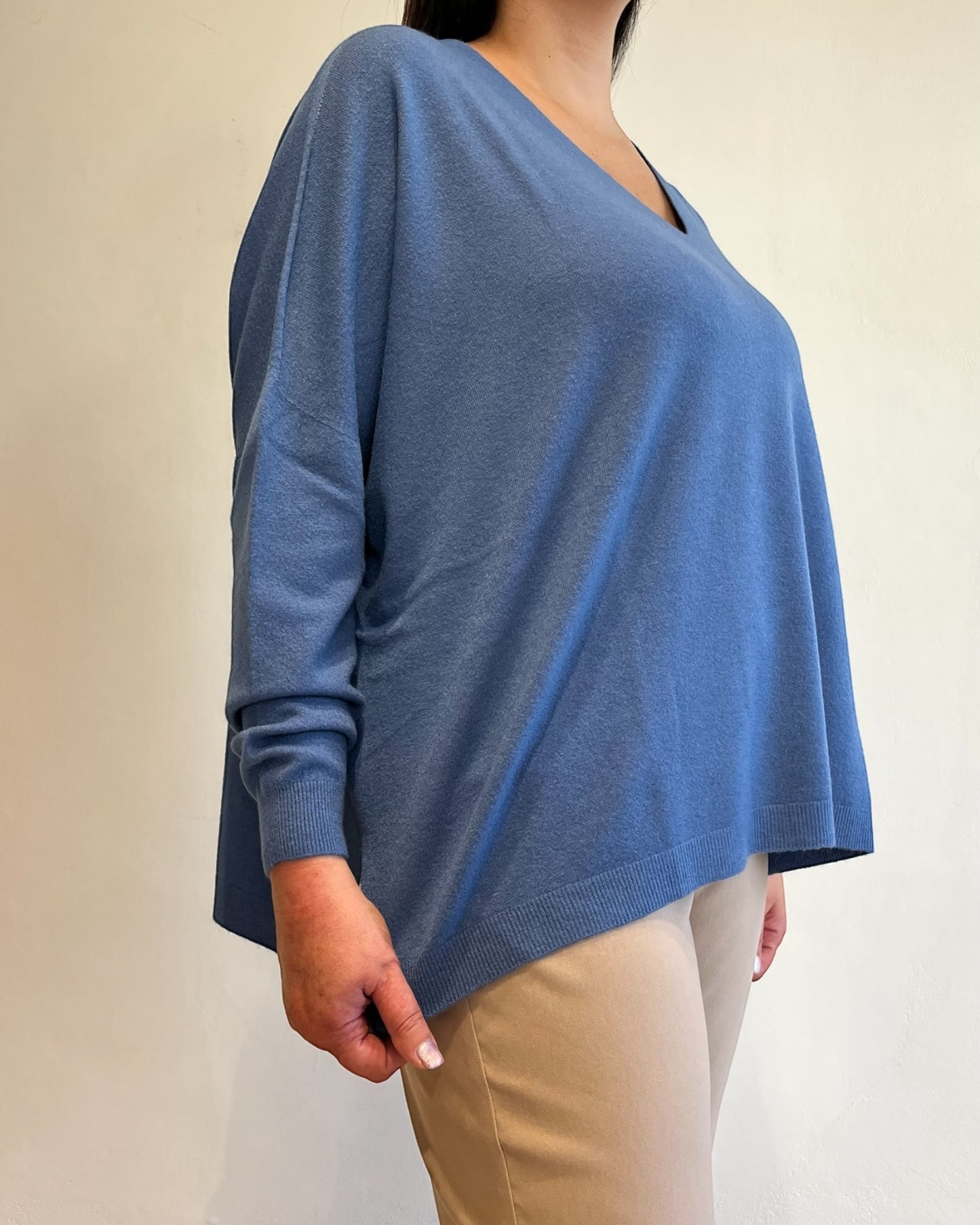 Maglia over scollo V art. 52019 CHEAP&CHIC