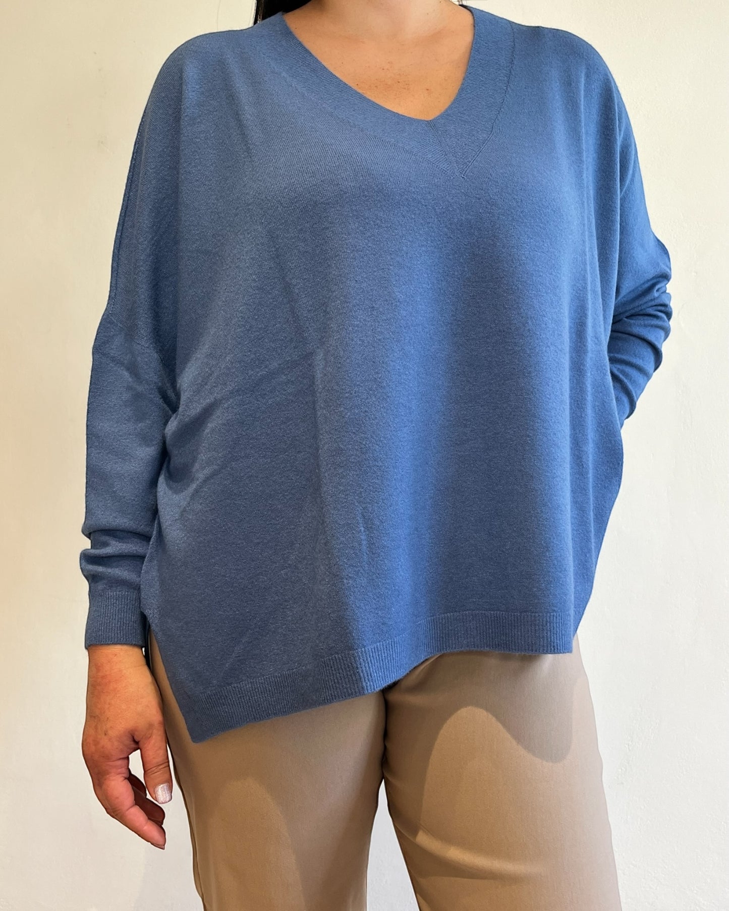 Maglia over scollo V art. 52019 CHEAP&CHIC