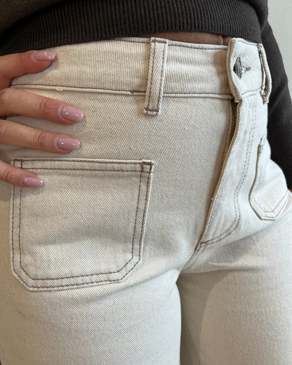 Pantalone cropped con risvolto art. ERMES GSD