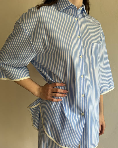 Camicia over righe art. TAB2355 VICOLO