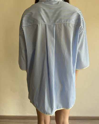 Camicia over righe art. TAB2355 VICOLO