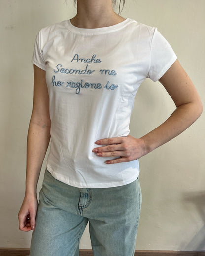 T-shirt scritte art. 81112 CHEAP&CHIC