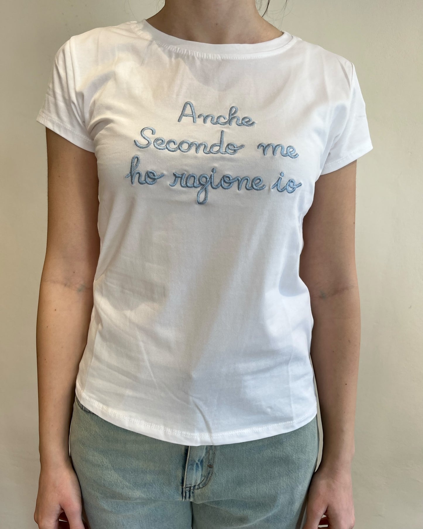 T-shirt scritte art. 81112 CHEAP&CHIC