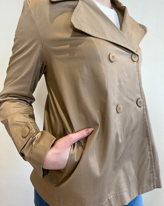 Trench doppiopetto corto art. 818T58 CHEAP&CHIC