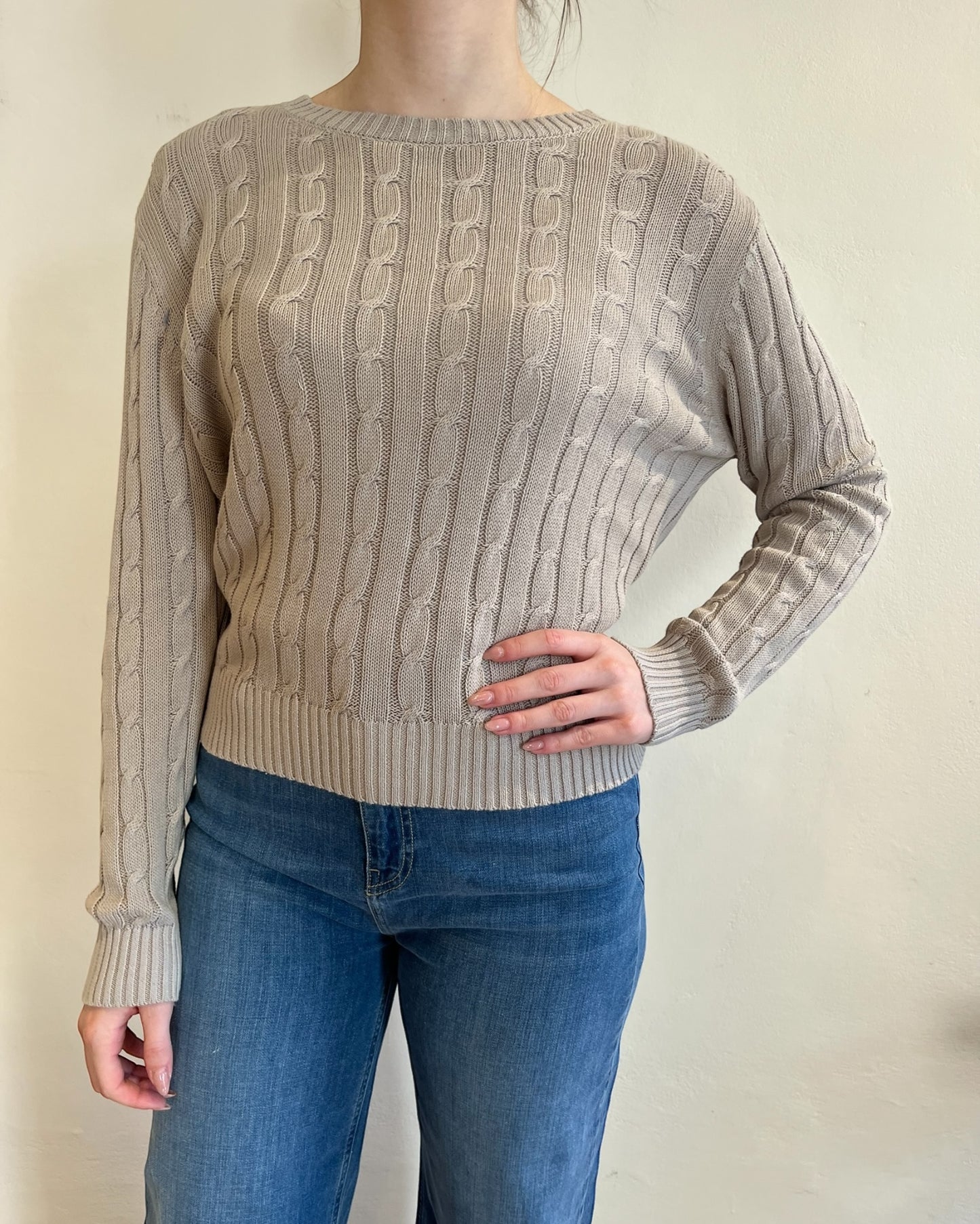 Maglia trecce art. JJ0001 CHEAP&CHIC