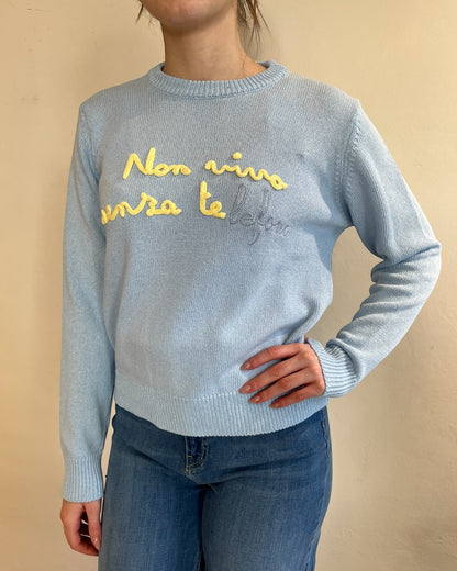 Maglia “Non vivo senza te lefono” art. 1655-03 CHEAP&CHIC