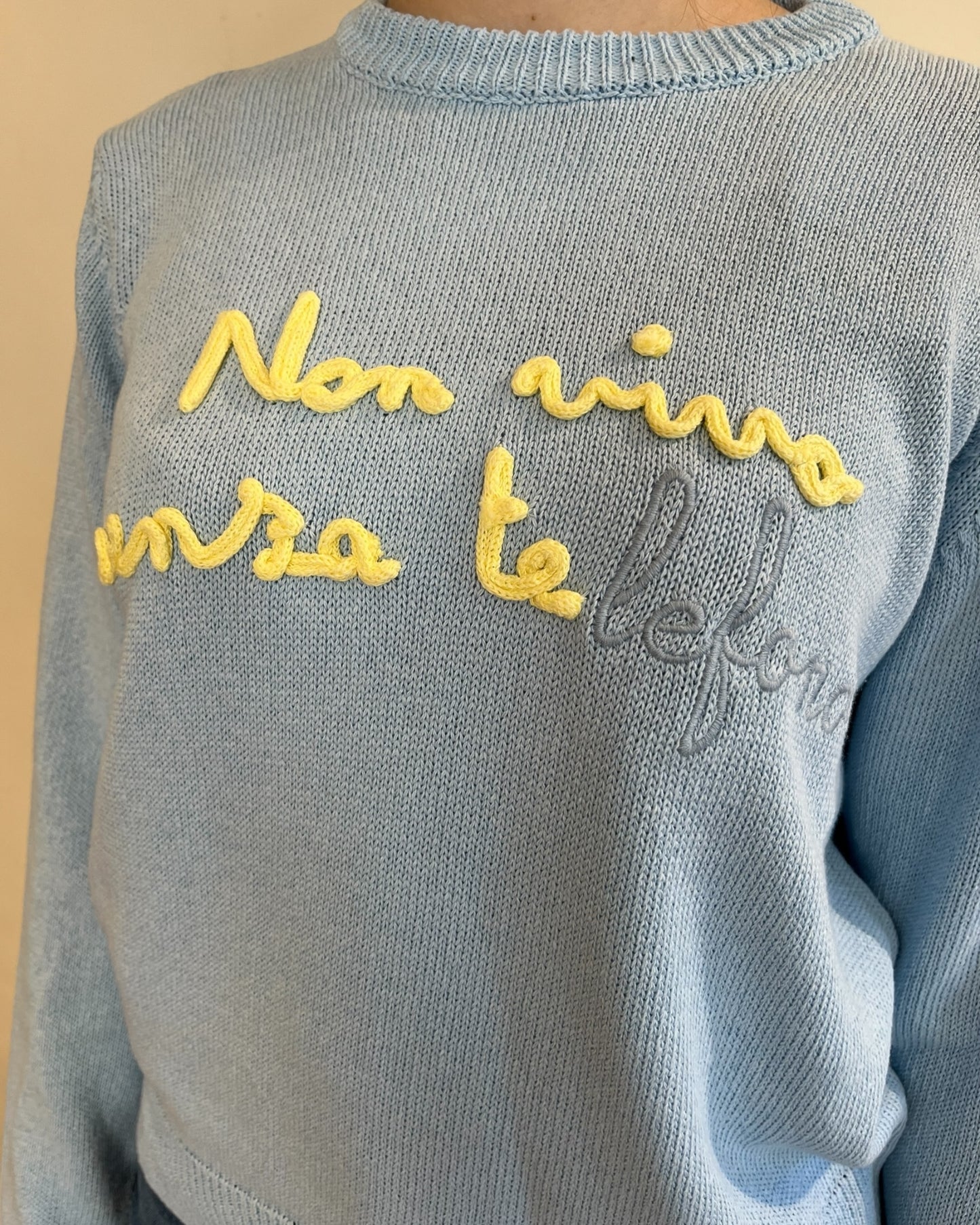 Maglia “Non vivo senza te lefono” art. 1655-03 CHEAP&CHIC