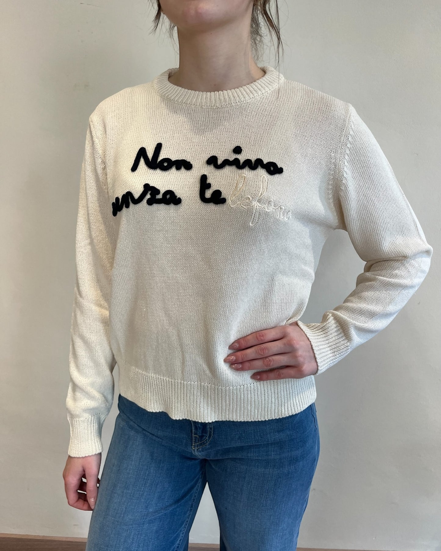 Maglia “Non vivo senza te lefono” art. 1655-03 CHEAP&CHIC