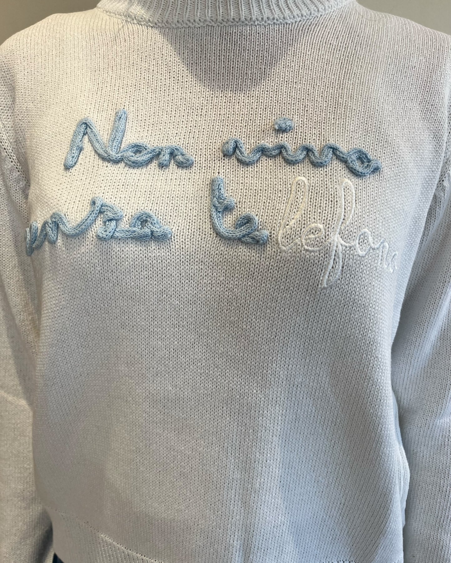 Maglia “Non vivo senza te lefono” art. 1655-03 CHEAP&CHIC