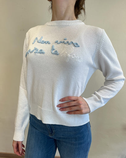 Maglia “Non vivo senza te lefono” art. 1655-03 CHEAP&CHIC