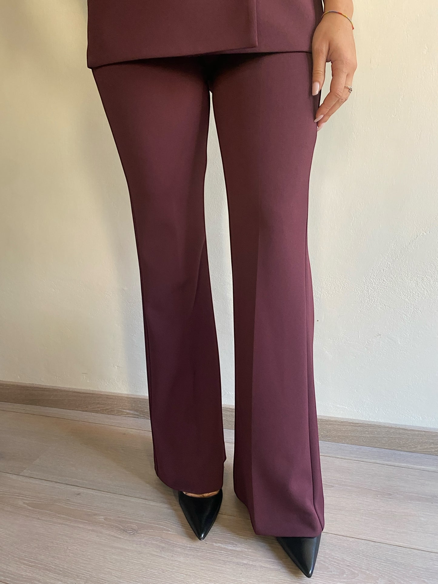 Tailleur giacca + pantalone flare art. N010KAW IMPERIAL