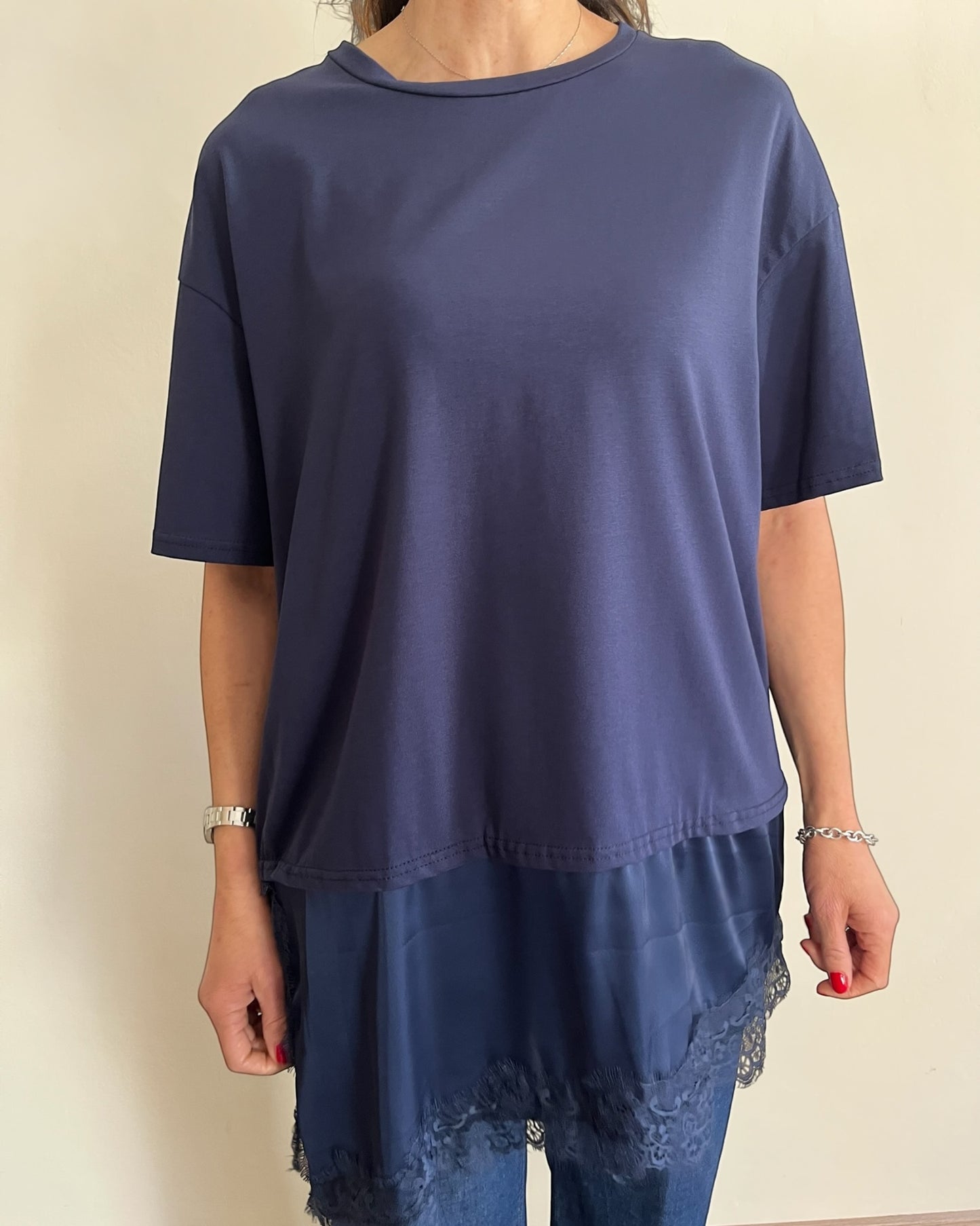 T-SHIRT BALZA IN PIZZO art.P26BU414 DEJAVU