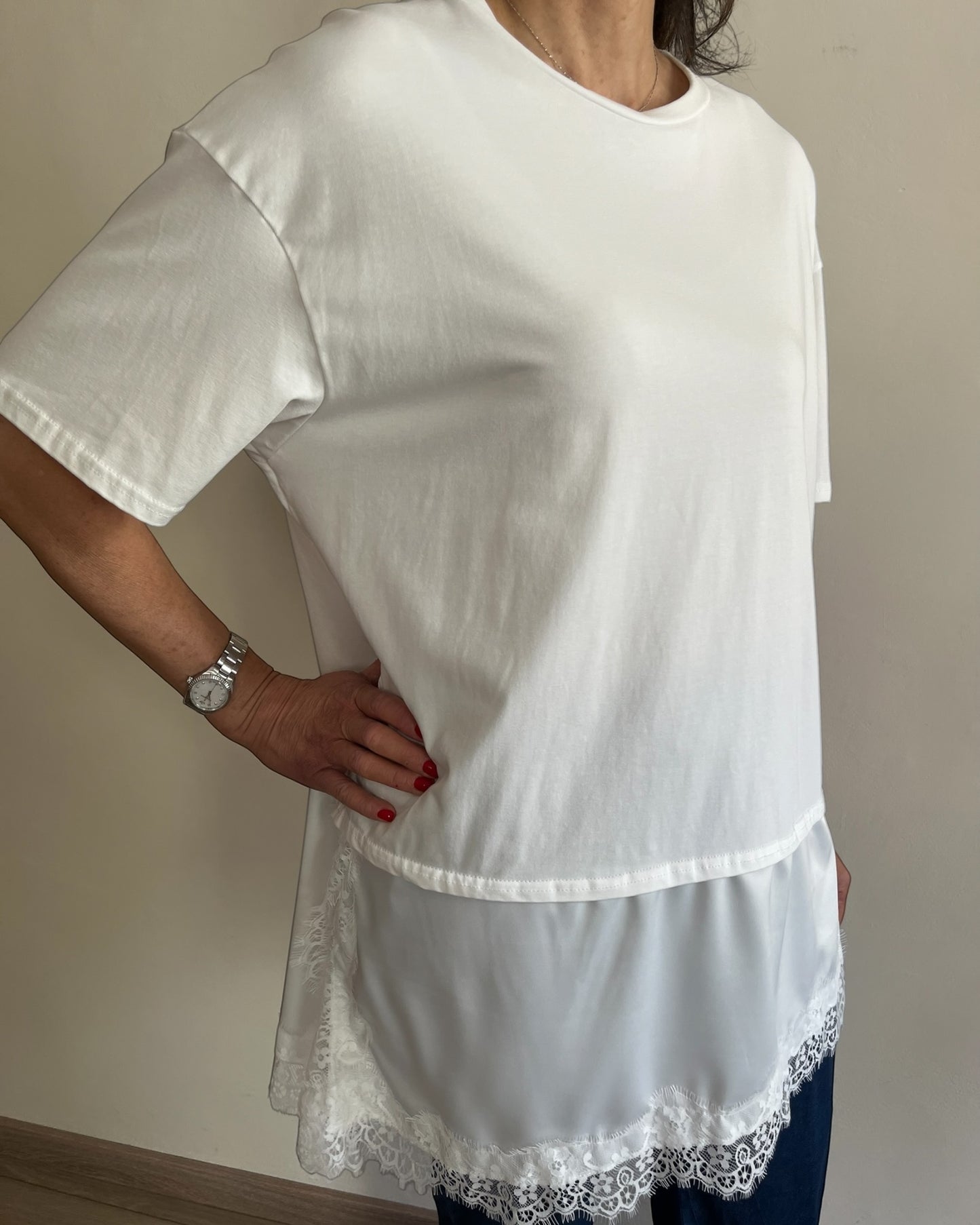T-SHIRT BALZA IN PIZZO art.P26BU414 DEJAVU