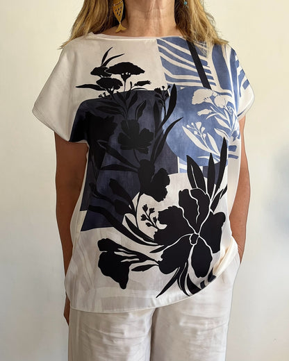 Blusa in fantasia art.1382 I COMPLICI