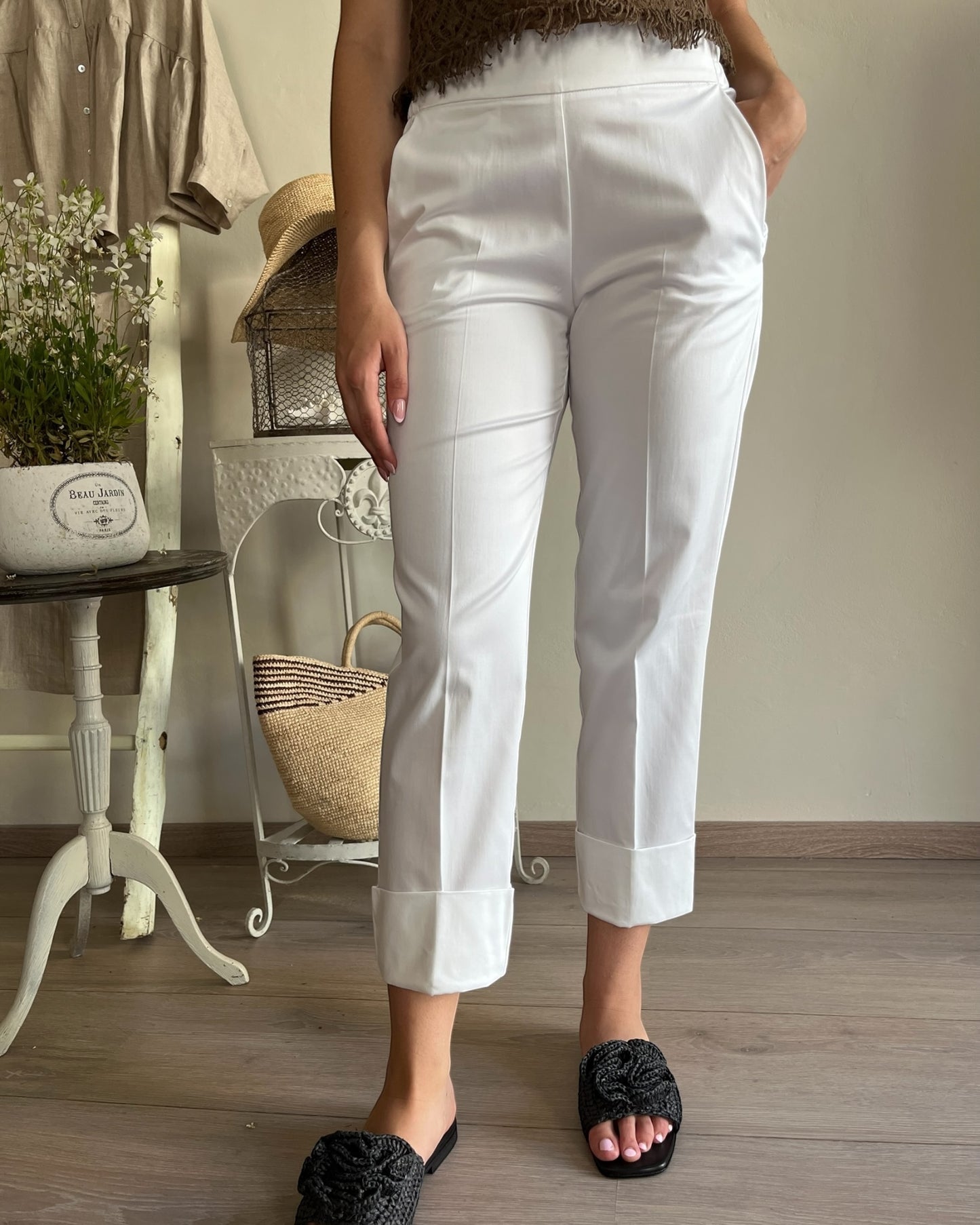 Pantalone con risvolto art. S39XBE FURFARAS SANDRO FERRONE