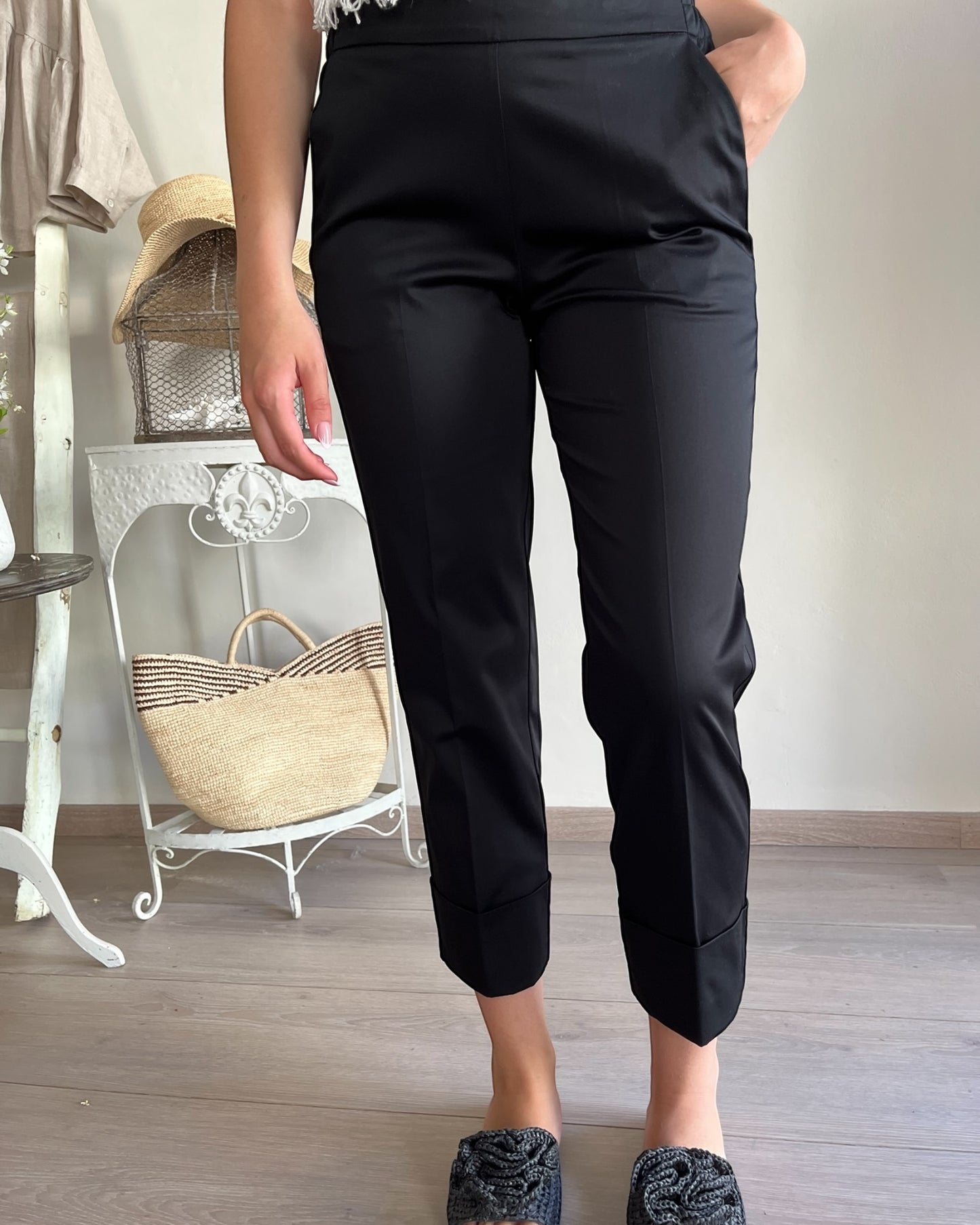 Pantalone con risvolto art. S39XBE FURFARAS SANDRO FERRONE