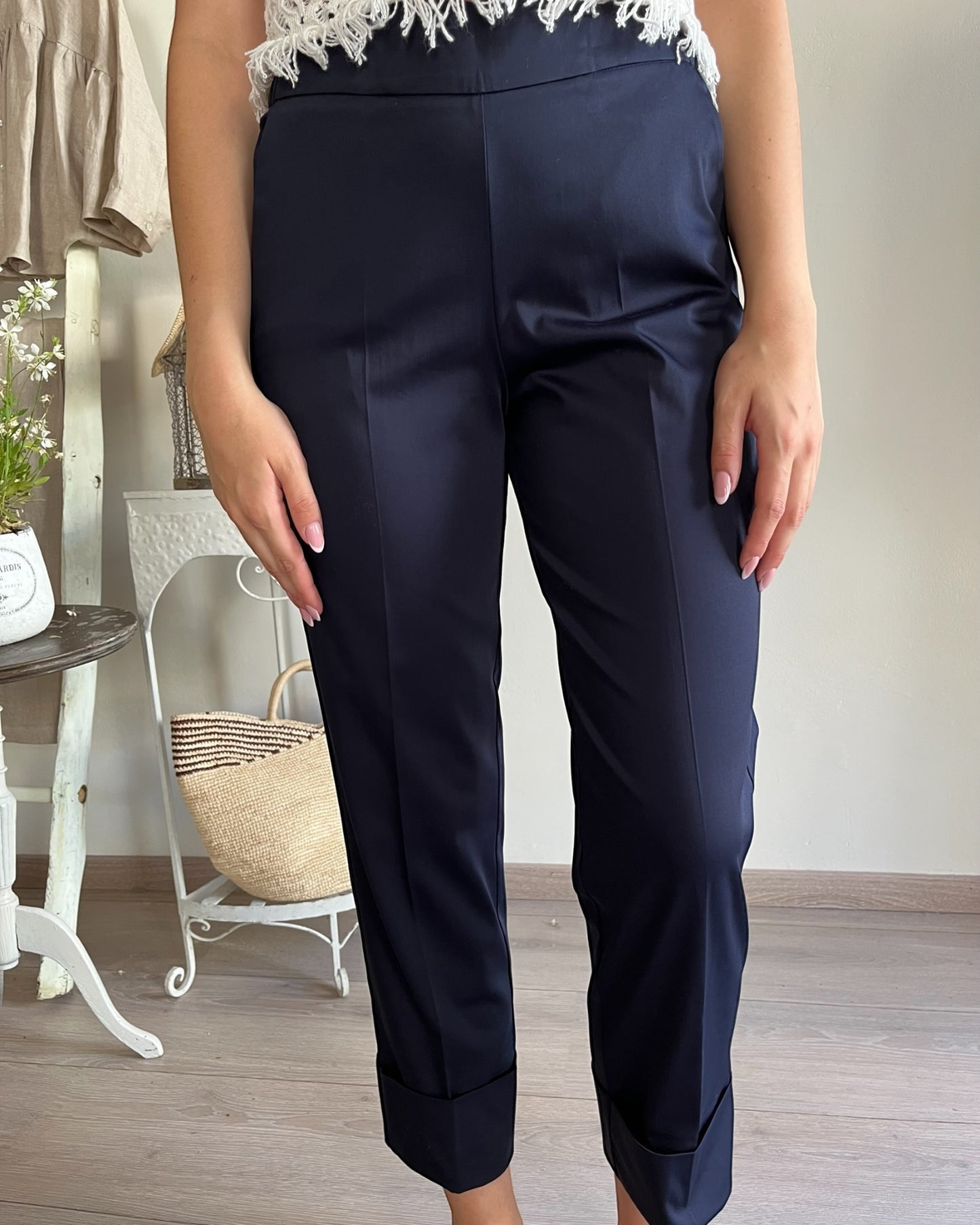 Pantalone con risvolto art. S39XBE FURFARAS SANDRO FERRONE