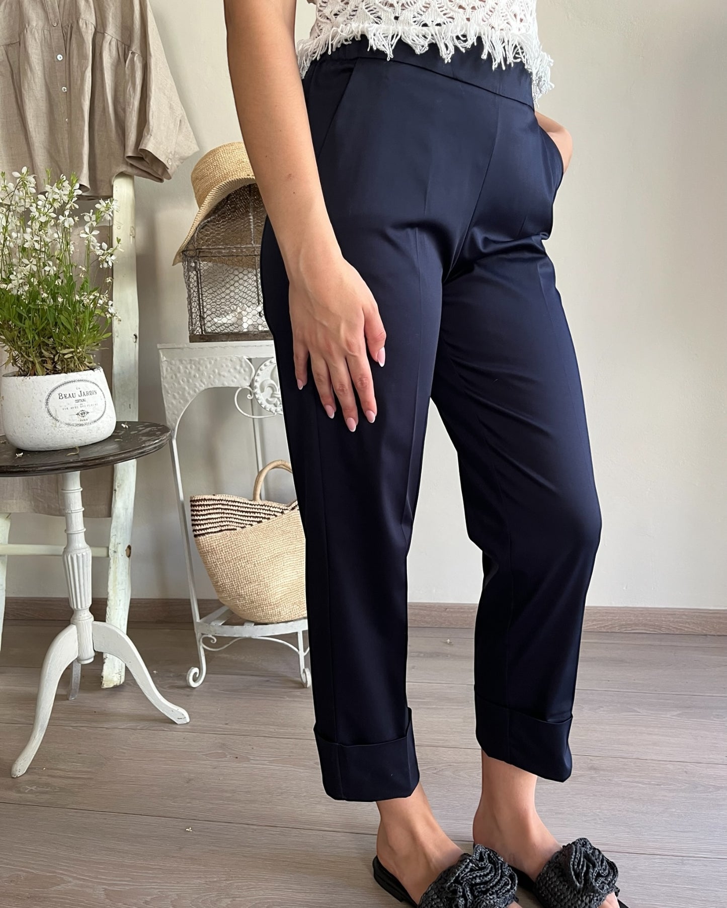 Pantalone con risvolto art. S39XBE FURFARAS SANDRO FERRONE