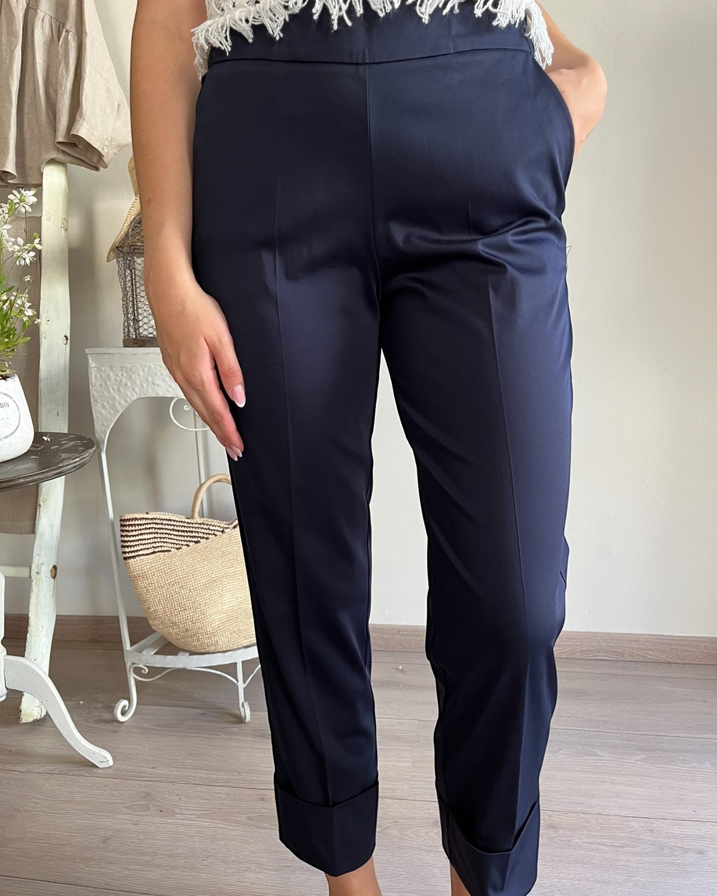 Pantalone con risvolto art. S39XBE FURFARAS SANDRO FERRONE