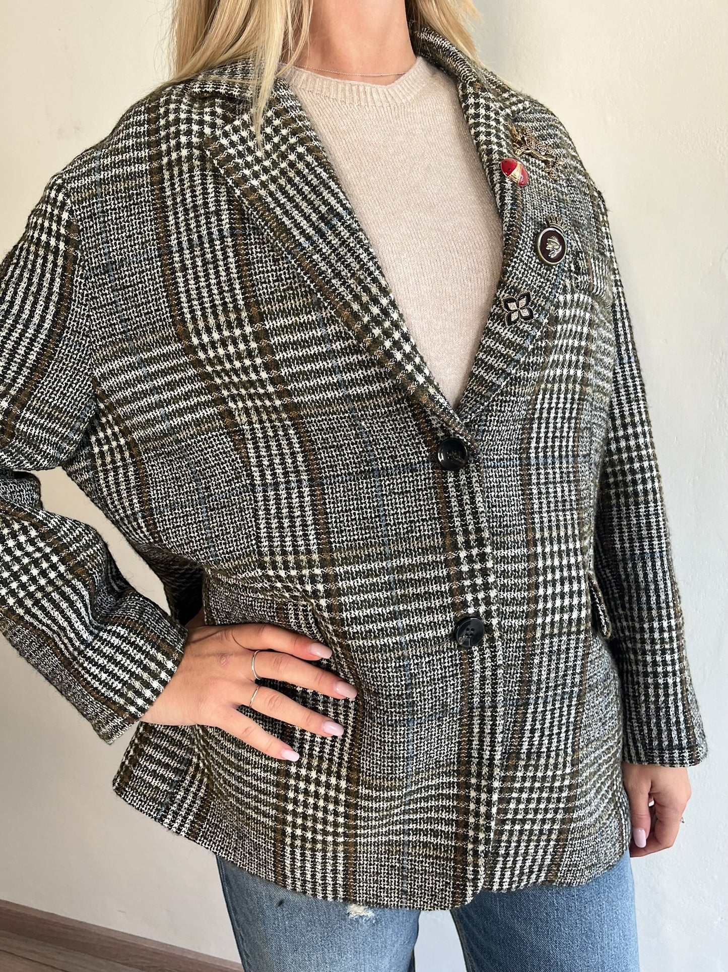 Giacca monopetto scatoletta art. 26B121 TENSIONE IN