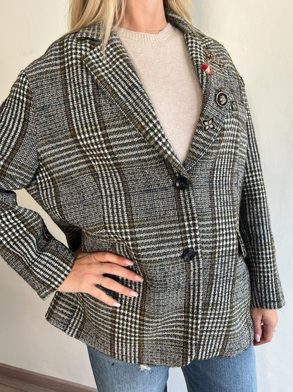 Giacca monopetto scatoletta art. 26B121 TENSIONE IN