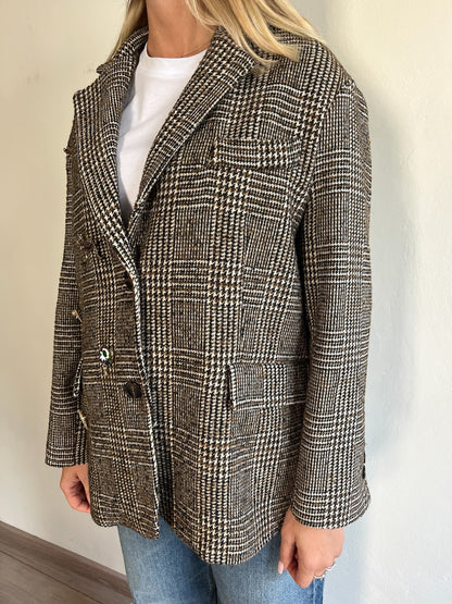 Giacca c/spille a quadri art. 26B1370 TENSIONE IN