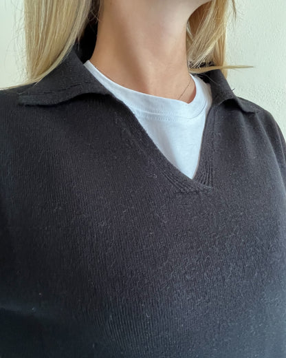 Polo scollo V manica lunga art. 520913 CHEAP&CHIC