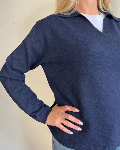 Polo scollo V manica lunga art. 520913 CHEAP&CHIC