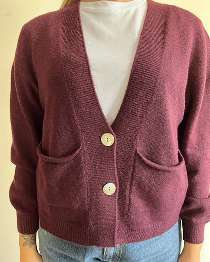 Cardigan crop con tasche art. 57058 CHEAP&CHIC