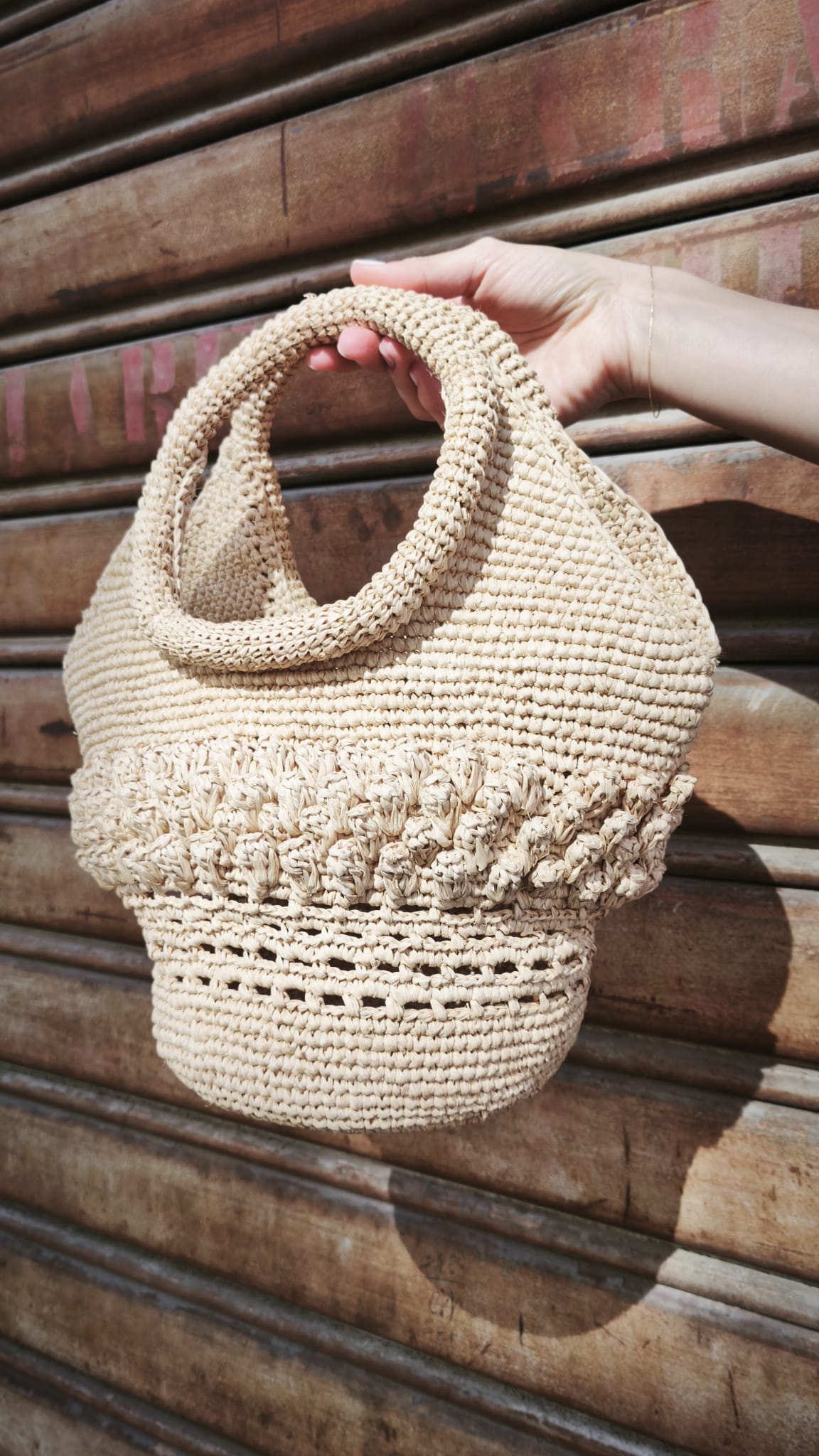 Borsa in rafia CARINE LIMAIA