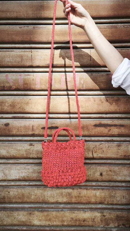 Mini secchiello in rafia AINA LIMAIA
