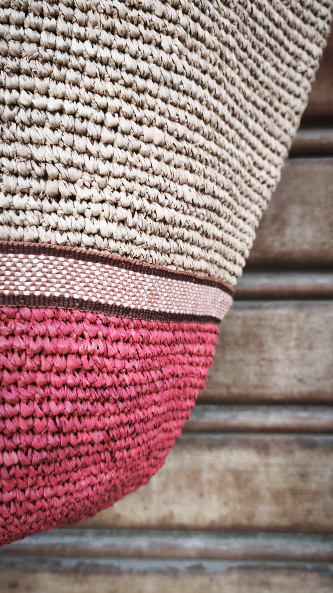 Borsa rafia art.AM703 ELIANINO LE VOYAGE EN PANIER