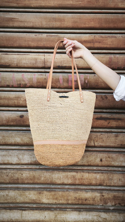 Borsa rafia art.AM703 ELIANINO LE VOYAGE EN PANIER