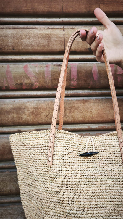 Borsa rafia art.AM703 ELIANINO LE VOYAGE EN PANIER