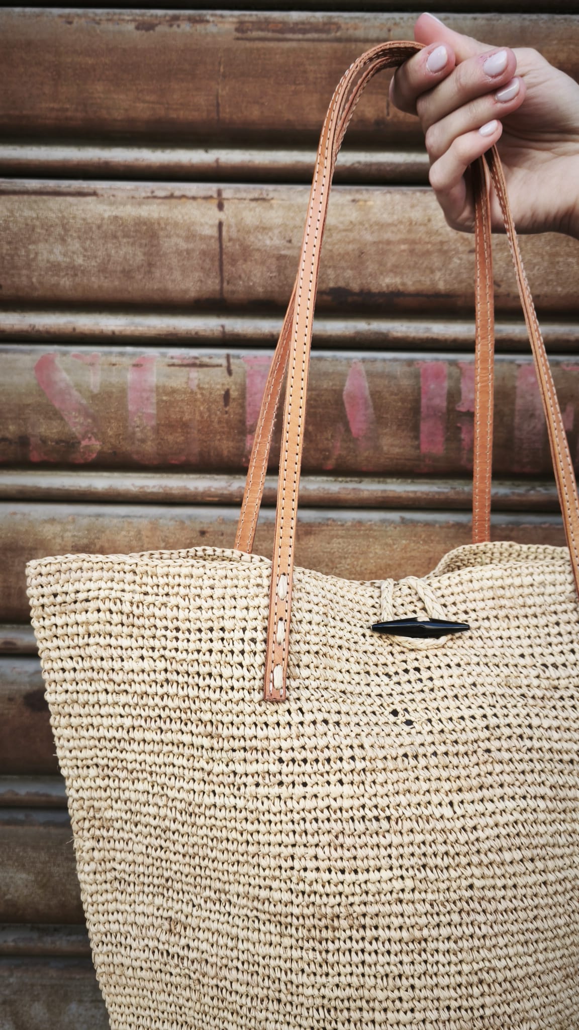 Borsa rafia art.AM703 ELIANINO LE VOYAGE EN PANIER