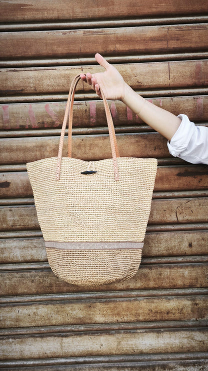 Borsa rafia art.AM703 ELIANINO LE VOYAGE EN PANIER
