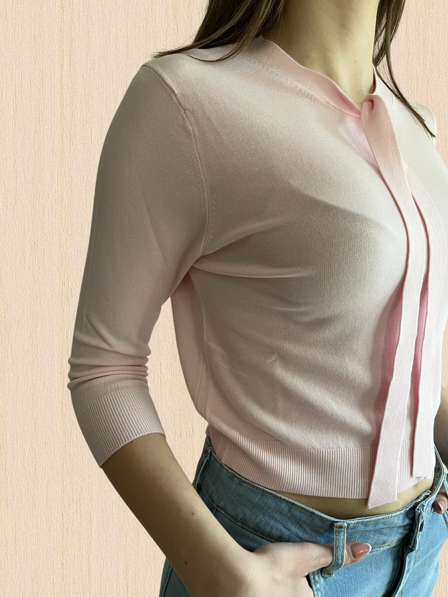 Maglia con fiocco art. 2AB2147 VICOLO