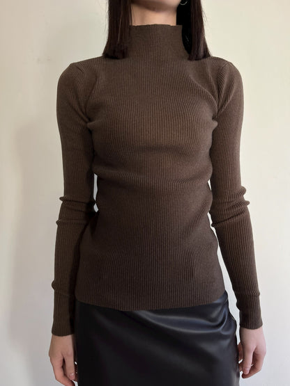 Lupetto a costine art. JN1012 CHEAP&CHIC