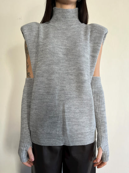 Gilet con manicotti art. 77332F VICOLO